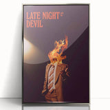 2020s Vintage Movie Poster – Late Night with the Devil Retro Print