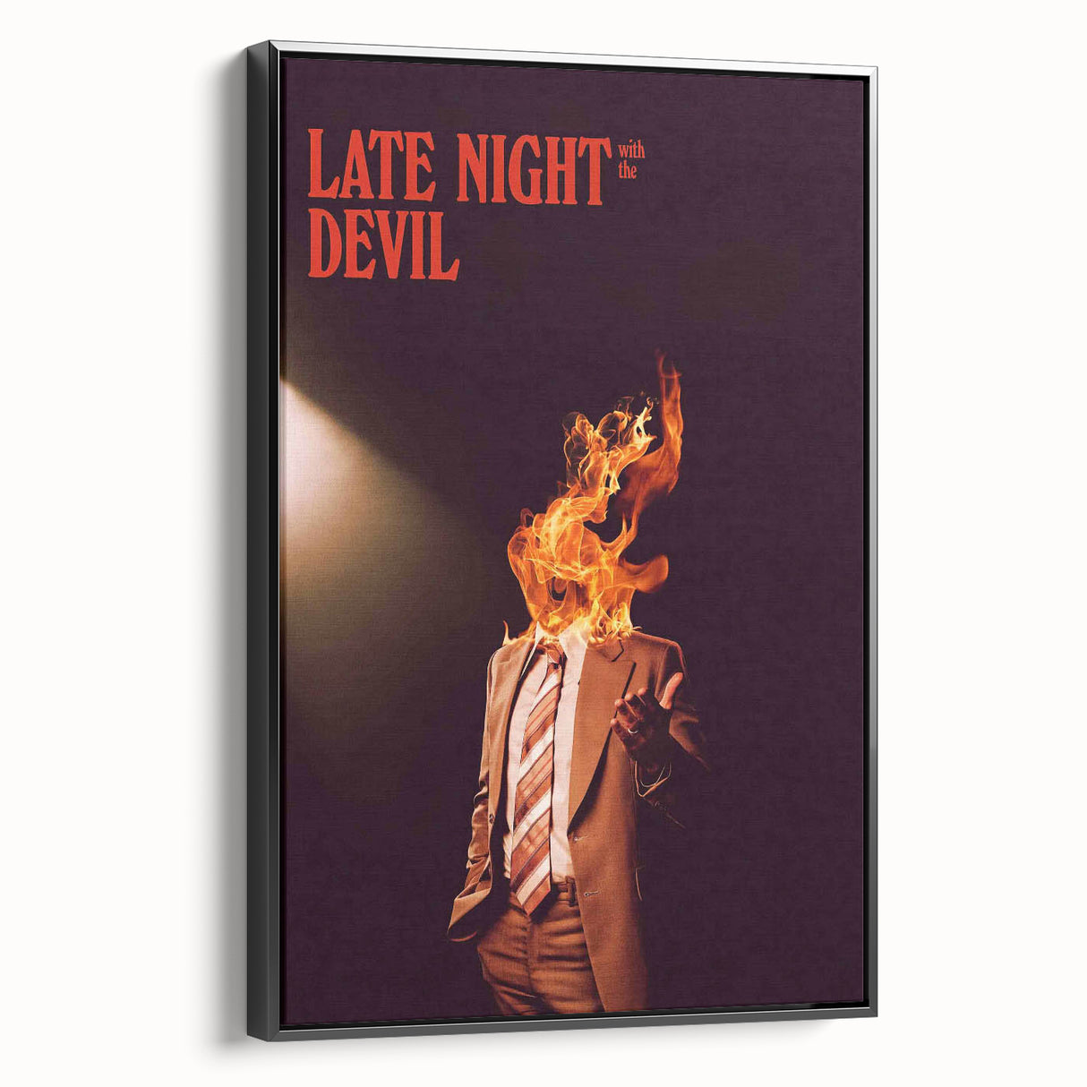 2020s Vintage Movie Poster – Late Night with the Devil Retro Print