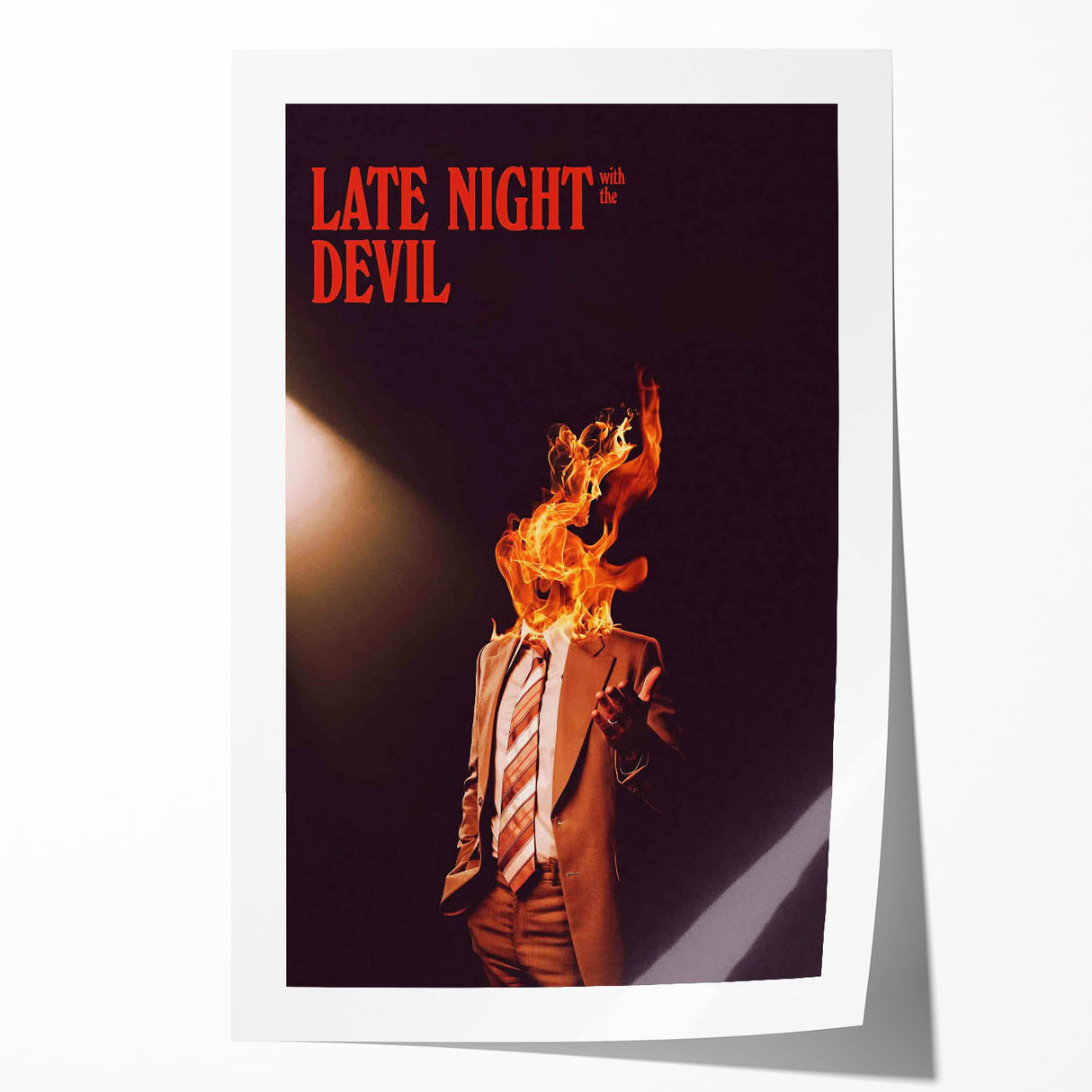 2020s Vintage Movie Poster – Late Night with the Devil Retro Print
