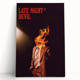 2020s Vintage Movie Poster – Late Night with the Devil Retro Print