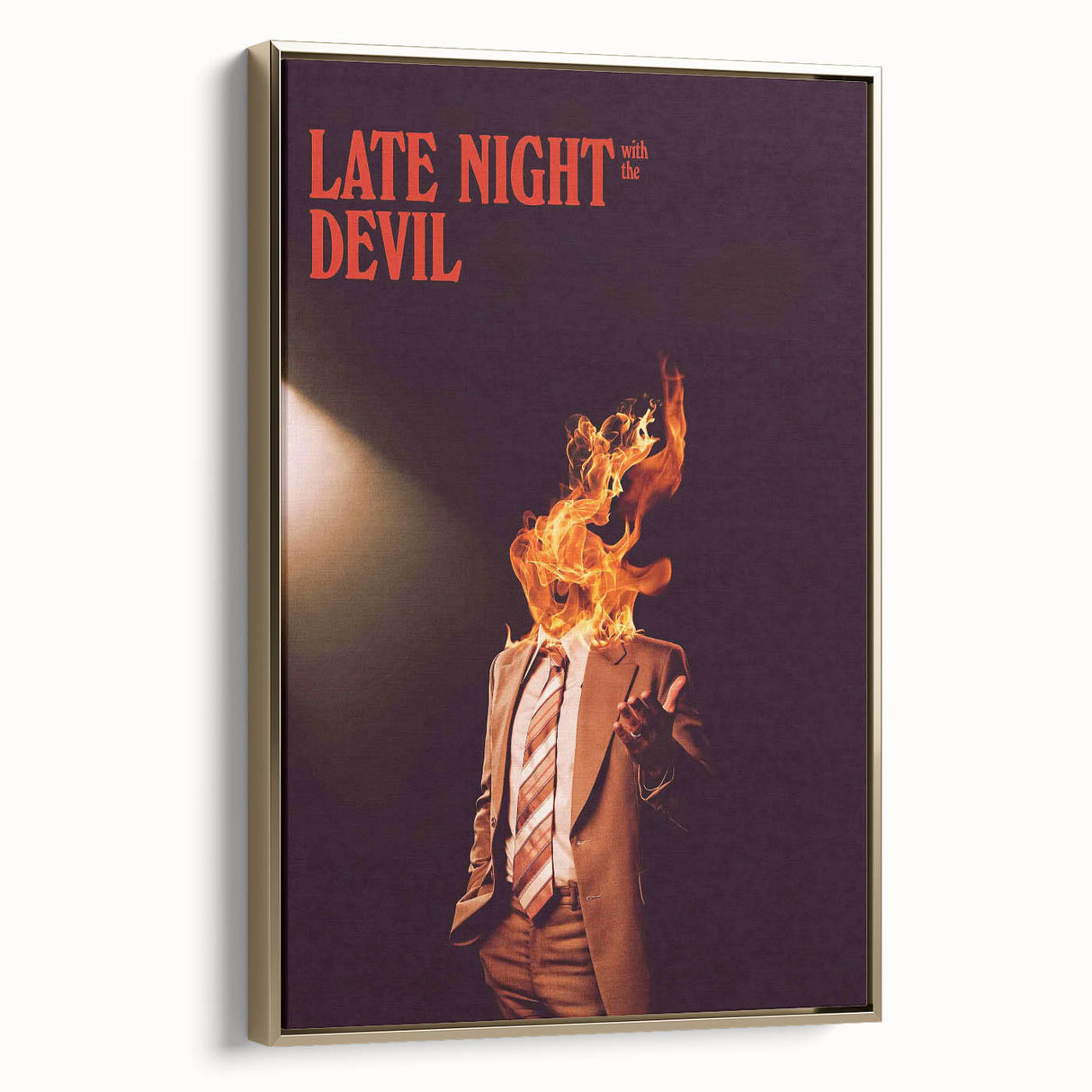 2020s Vintage Movie Poster – Late Night with the Devil Retro Print