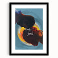 2020s Vintage Movie Poster – Little Fish Retro Film Art Print
