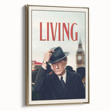 2020s Vintage Movie Poster – Living Retro Film Art Collectible Print