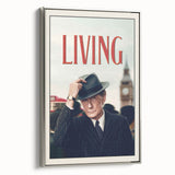 2020s Vintage Movie Poster – Living Retro Film Art Collectible Print