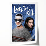 2020s Vintage Movie Poster – Looks That Kill Retro Film Art Print