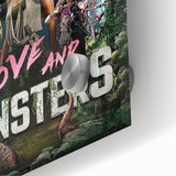 2020s Vintage Movie Poster – Love and Monsters Retro Film Art