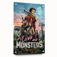 2020s Vintage Movie Poster – Love and Monsters Retro Film Art