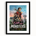 2020s Vintage Movie Poster – Love and Monsters Retro Film Art