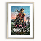 2020s Vintage Movie Poster – Love and Monsters Retro Film Art