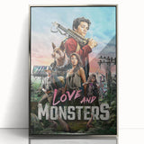 2020s Vintage Movie Poster – Love and Monsters Retro Film Art
