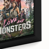 2020s Vintage Movie Poster – Love and Monsters Retro Film Art