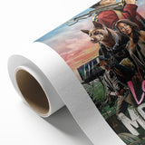 2020s Vintage Movie Poster – Love and Monsters Retro Film Art