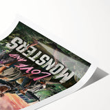 2020s Vintage Movie Poster – Love and Monsters Retro Film Art