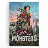 2020s Vintage Movie Poster – Love and Monsters Retro Film Art