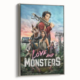 2020s Vintage Movie Poster – Love and Monsters Retro Film Art