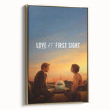 2020s Vintage Movie Poster – Love at First Sight Retro Film Art