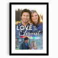 2020s Vintage Movie Poster – Love in the Forecast Retro Film Art