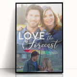 2020s Vintage Movie Poster – Love in the Forecast Retro Film Art