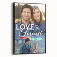 2020s Vintage Movie Poster – Love in the Forecast Retro Film Art