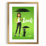 2020s Vintage Movie Poster – Luck Retro Film Art Collectible Print