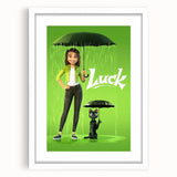 2020s Vintage Movie Poster – Luck Retro Film Art Collectible Print