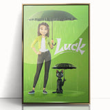 2020s Vintage Movie Poster – Luck Retro Film Art Collectible Print