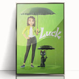 2020s Vintage Movie Poster – Luck Retro Film Art Collectible Print