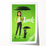 2020s Vintage Movie Poster – Luck Retro Film Art Collectible Print