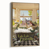 2020s Vintage Movie Poster – Lyle, Lyle, Crocodile Retro Film Art