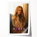 2020s Vintage Movie Poster – M3GAN Retro Film Art Collectible Print