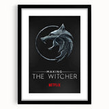 2020s Vintage Movie Poster – Making The Witcher Retro Film Art