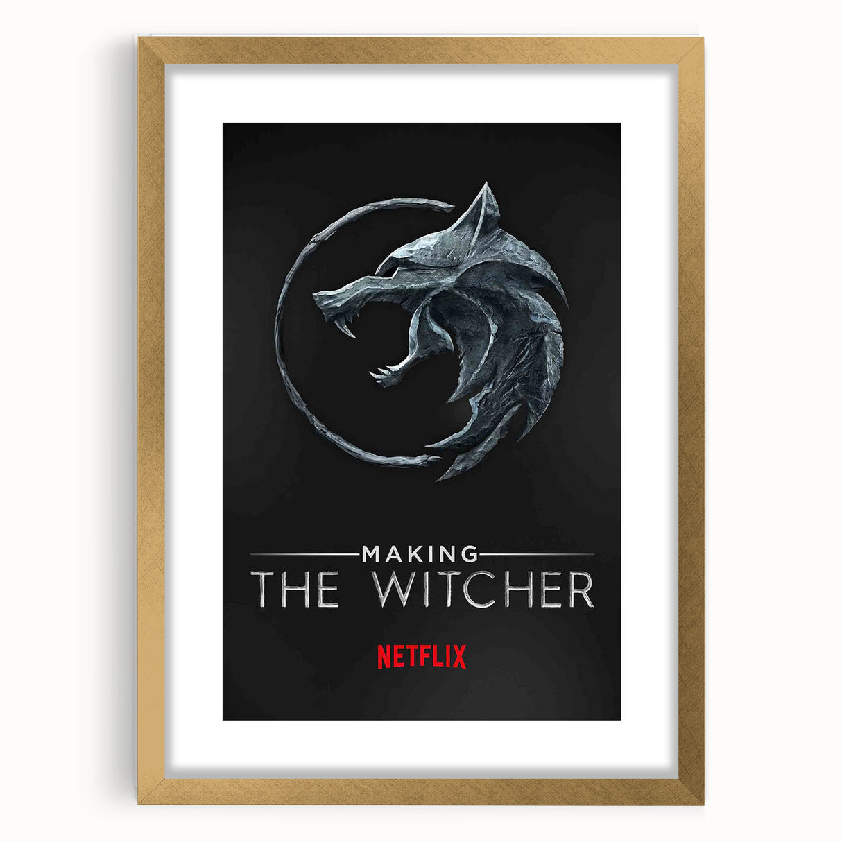 2020s Vintage Movie Poster – Making The Witcher Retro Film Art