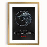 2020s Vintage Movie Poster – Making The Witcher Retro Film Art