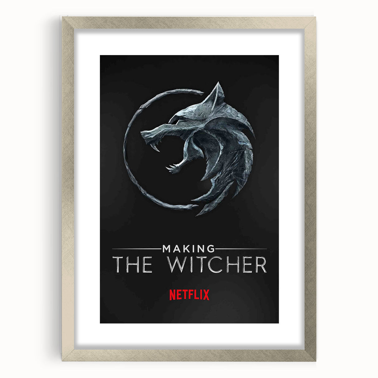 2020s Vintage Movie Poster – Making The Witcher Retro Film Art