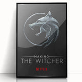 2020s Vintage Movie Poster – Making The Witcher Retro Film Art