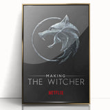 2020s Vintage Movie Poster – Making The Witcher Retro Film Art