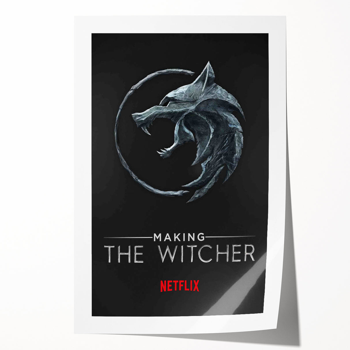 2020s Vintage Movie Poster – Making The Witcher Retro Film Art