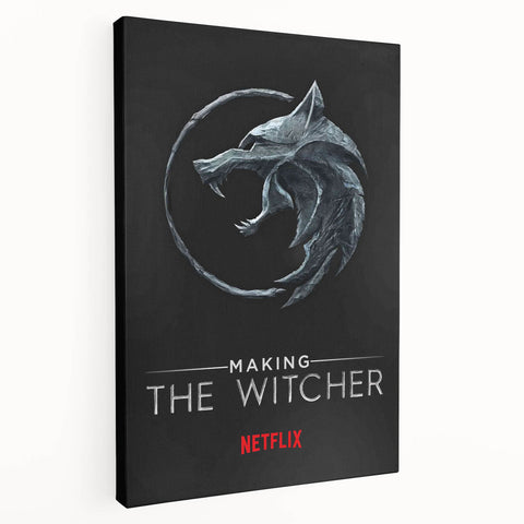 2020s Vintage Movie Poster – Making The Witcher Retro Film Art