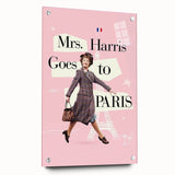 2020s Vintage Movie Poster – Mrs. Harris Goes to Paris | Retro Film Art