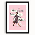2020s Vintage Movie Poster – Mrs. Harris Goes to Paris | Retro Film Art
