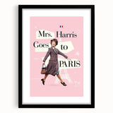 2020s Vintage Movie Poster – Mrs. Harris Goes to Paris | Retro Film Art