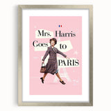 2020s Vintage Movie Poster – Mrs. Harris Goes to Paris | Retro Film Art