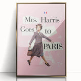 2020s Vintage Movie Poster – Mrs. Harris Goes to Paris | Retro Film Art