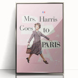 2020s Vintage Movie Poster – Mrs. Harris Goes to Paris | Retro Film Art
