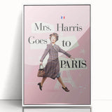 2020s Vintage Movie Poster – Mrs. Harris Goes to Paris | Retro Film Art