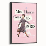 2020s Vintage Movie Poster – Mrs. Harris Goes to Paris | Retro Film Art