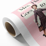 2020s Vintage Movie Poster – Mrs. Harris Goes to Paris | Retro Film Art