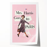 2020s Vintage Movie Poster – Mrs. Harris Goes to Paris | Retro Film Art