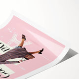 2020s Vintage Movie Poster – Mrs. Harris Goes to Paris | Retro Film Art