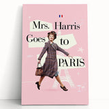 2020s Vintage Movie Poster – Mrs. Harris Goes to Paris | Retro Film Art